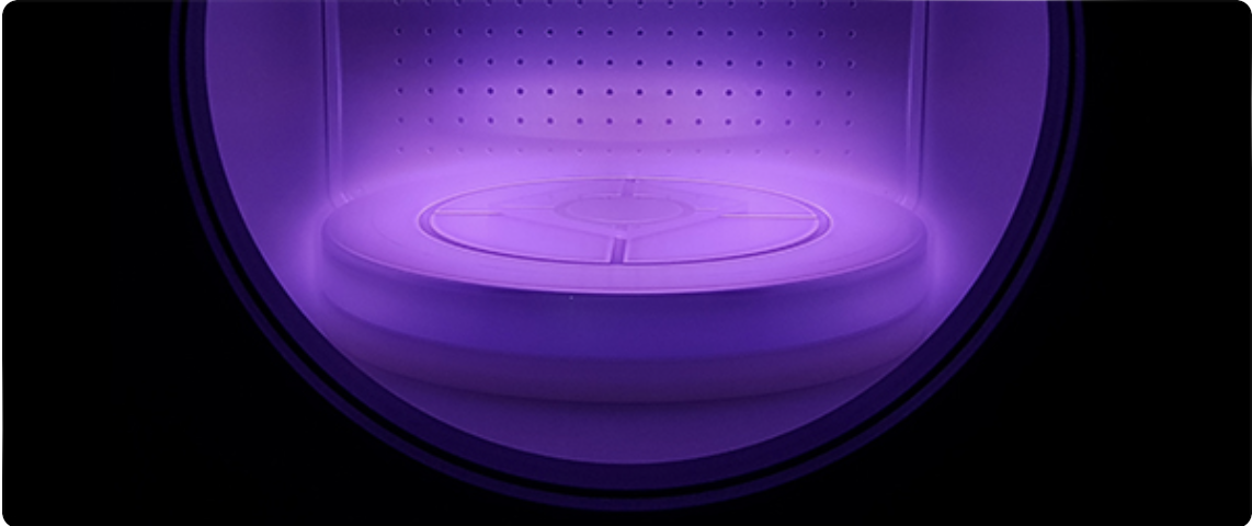 Ar Flow: 20 sccm | Power: 30 W | Time: 20 sec