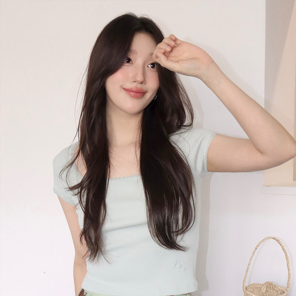☆LANG&LU☆MAGNOLIA Lace Top Tシャツ 韓国発 大人気 랭앤루 [단독]MAGNOLIA Lace Top(매그놀리아)_MINT - 위시버킷