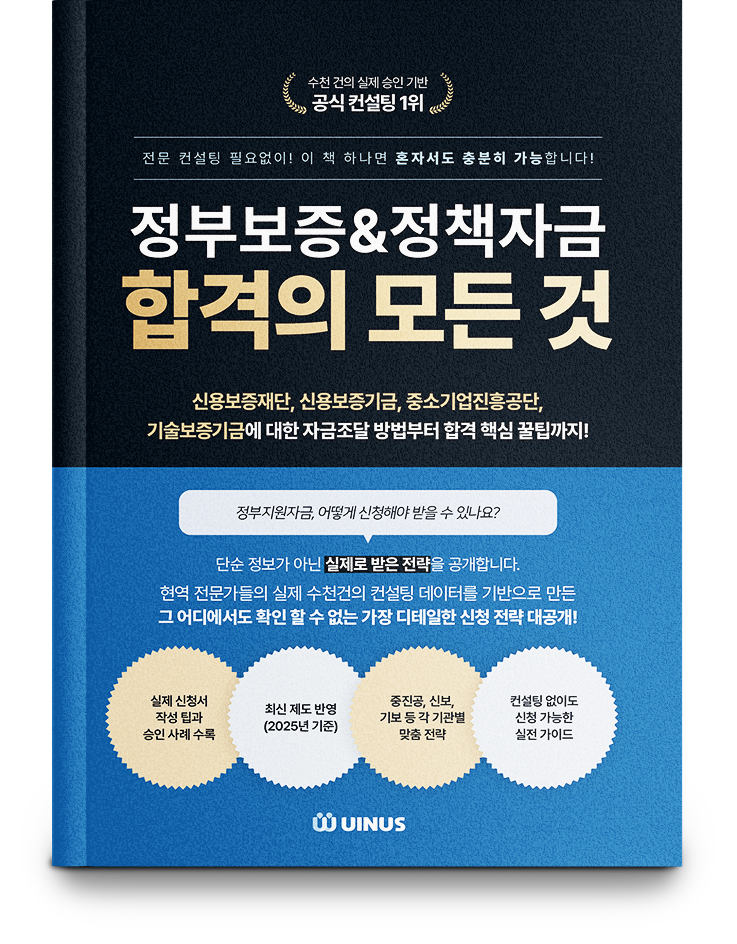 <정부보증&정책자금 합격의 모든 것 E-BOOK>