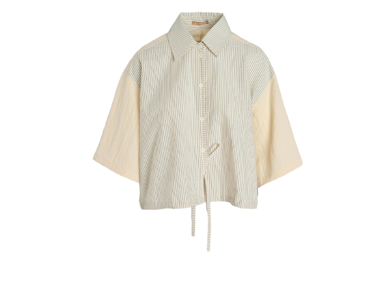 <strong>Nehera BATA STRIPED 배색 콤비 셔츠</strong><BL> 667,000원