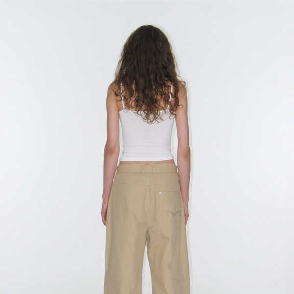 Front Pocket Pants - Beige : 락케이크 Rock Cake