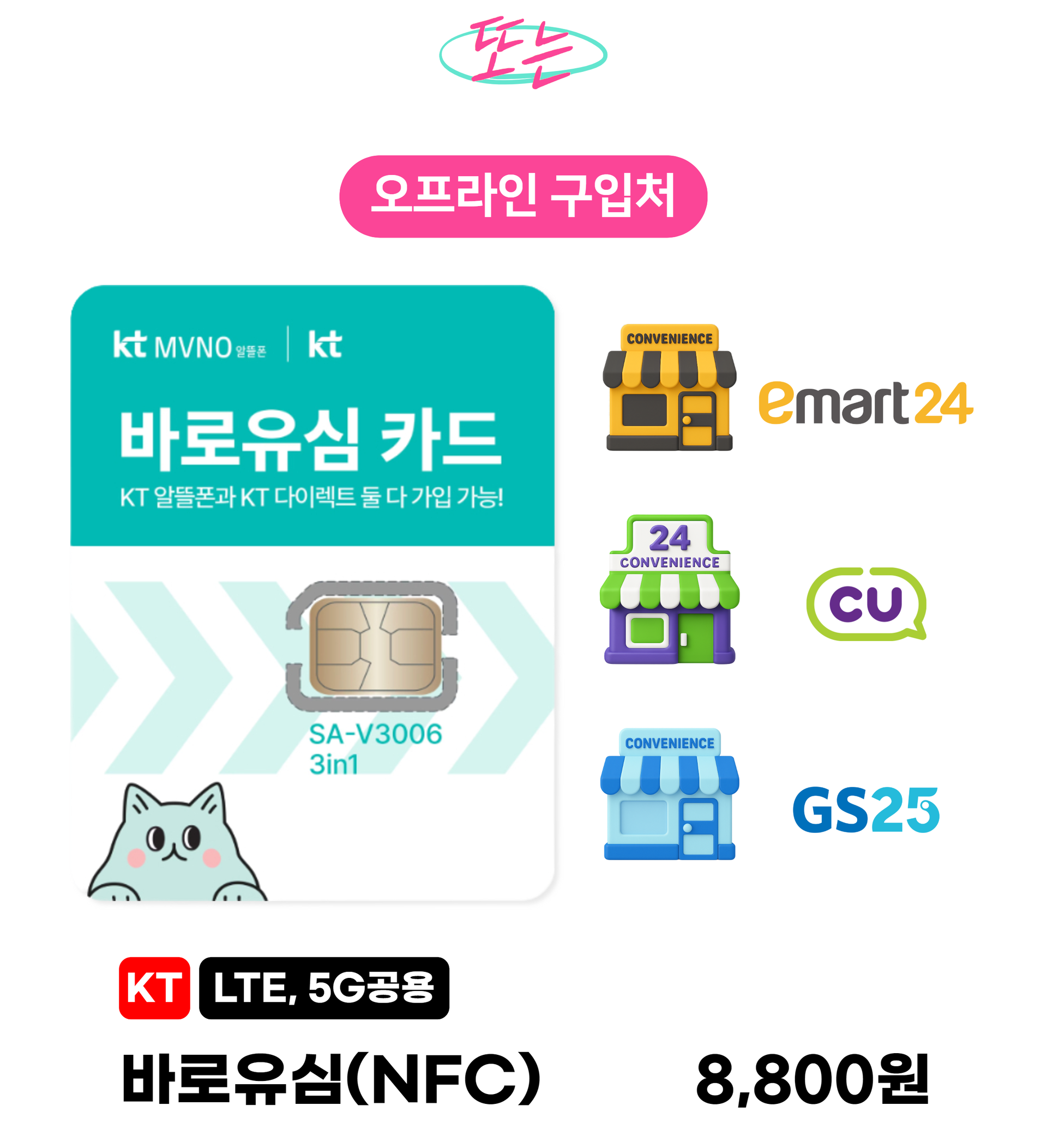 바로유심 오프라인 구매방법