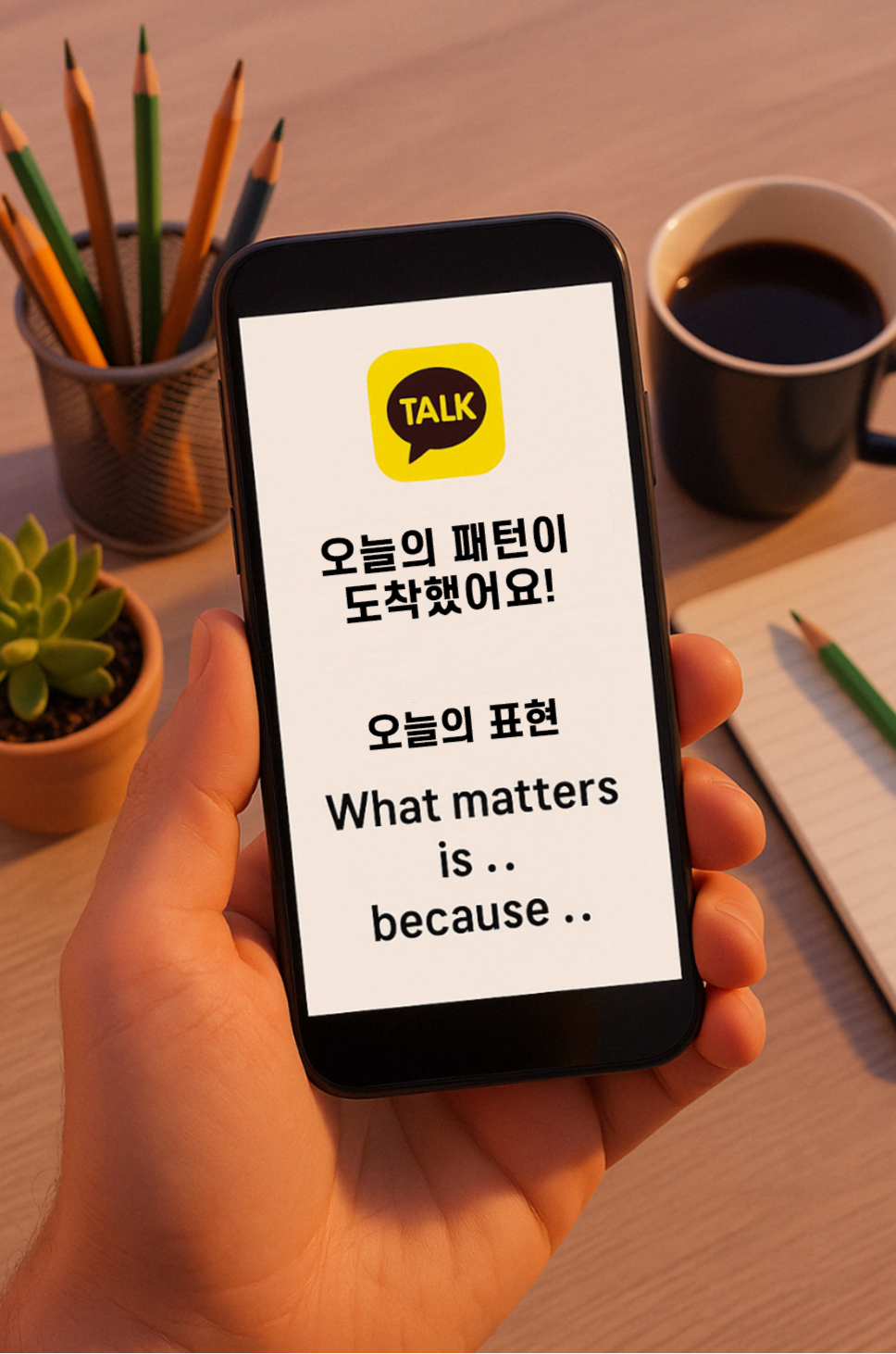 카카오톡 영어첨삭 및 복습
