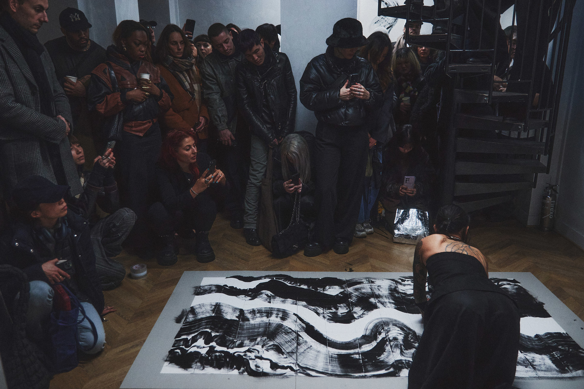 live painting performance by artist SONG DAHAE
