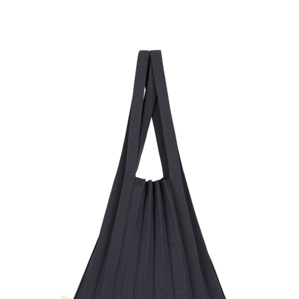 Shoulder Bag Charcoal : PLEATSMAMA: Sustainable Knit Pleats Bag