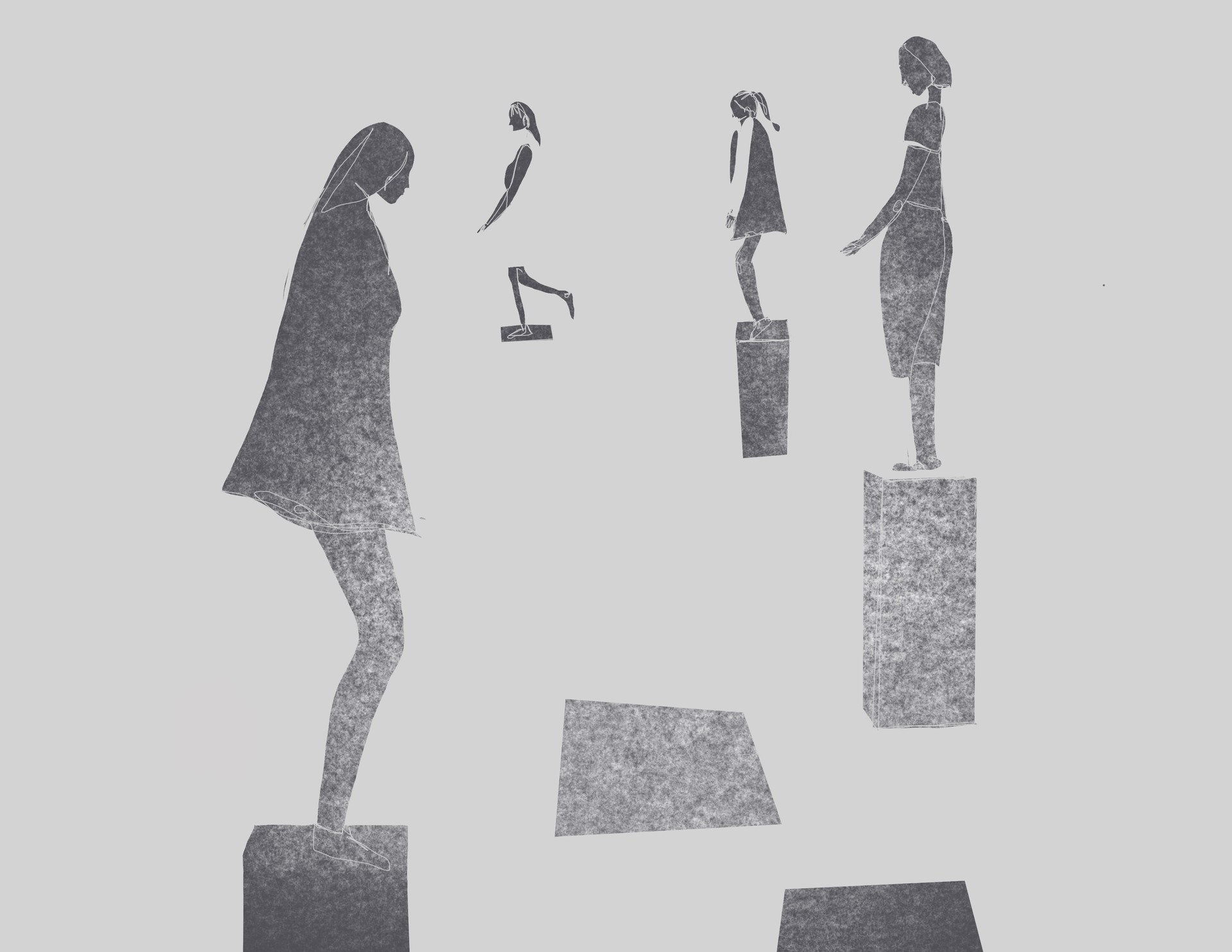 The Path That Leads Nowhere, iPad drawing, 2025