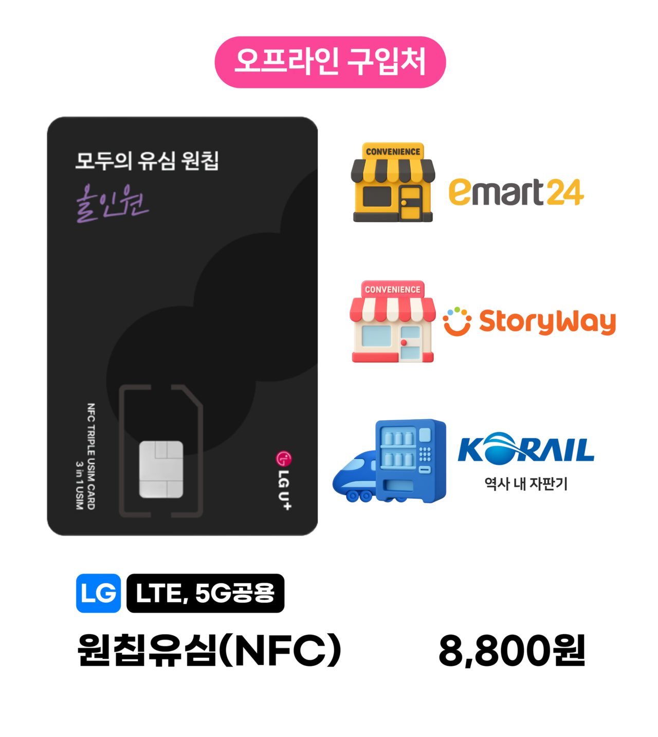 원칩유심 오프라인구매