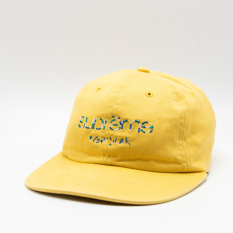 SUPREME MULTICOLOR TWILL CLASSIC LOGO 6 PANEL CAP 17SS : Paramade