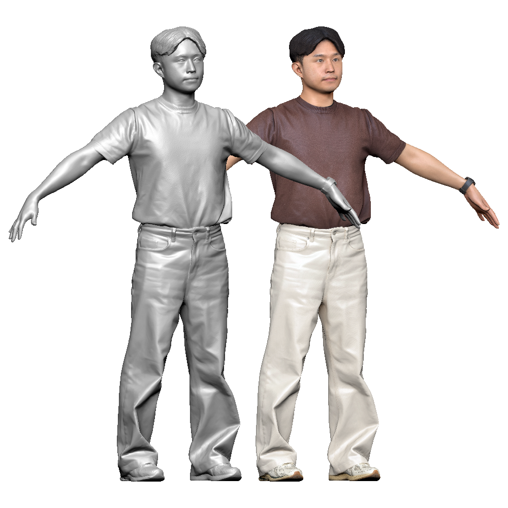 전신(Fullbody) 3D 스캔 데이터