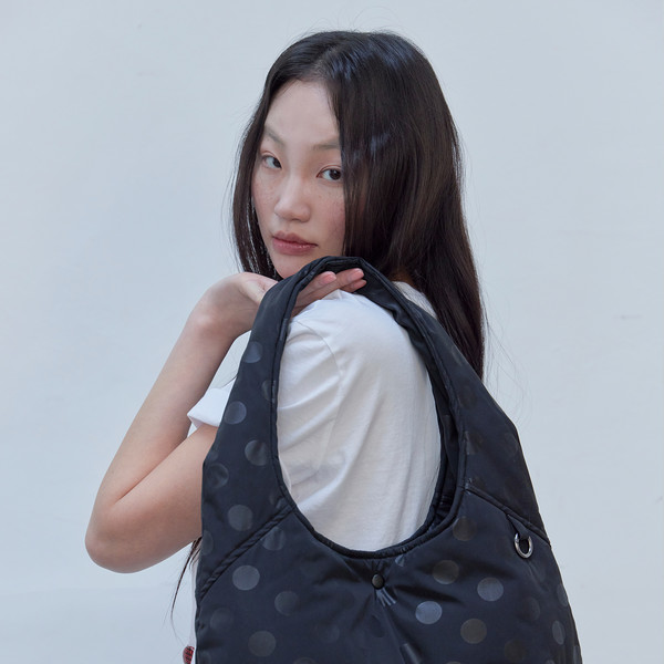 dot padding bag (BK) : 해브어웨일