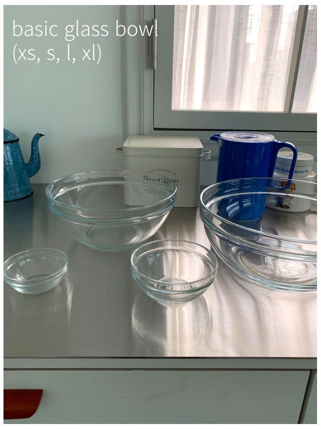Basic glass bowl : 퐁드타블레