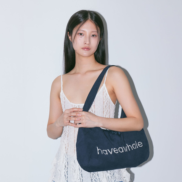 cotton baguette eco bag (NA) : 해브어웨일