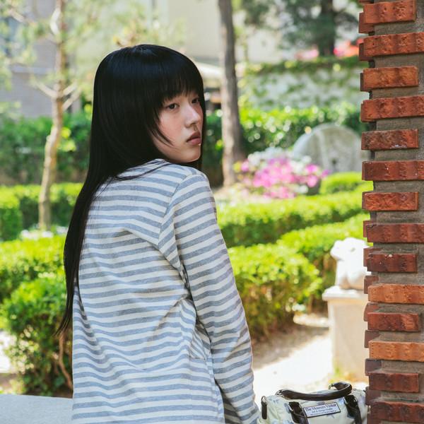 パンツ [THE MUSEUM VISITOR]RABBIT EMBROIDERY STRIPE CARPENTER PANTS RABBIT EMBROIDERY STRIPE CARPENTER PANTS (MINT) : THE MUSEUM