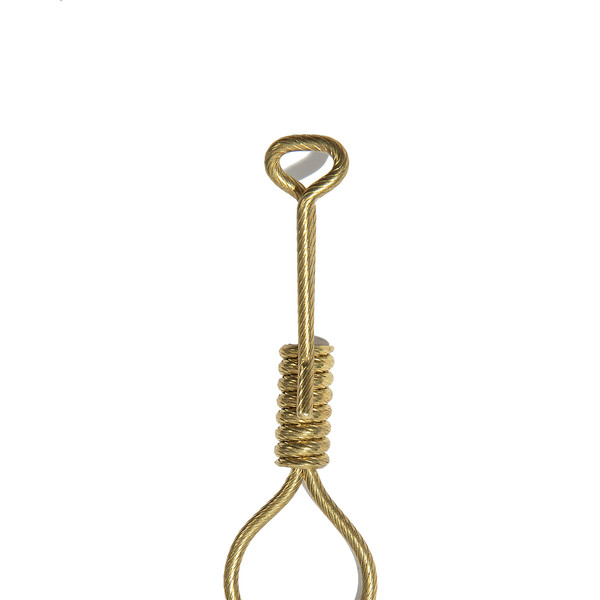X-Large Peanuts Opentype (Brass) X ROPED All Brass Noose Key