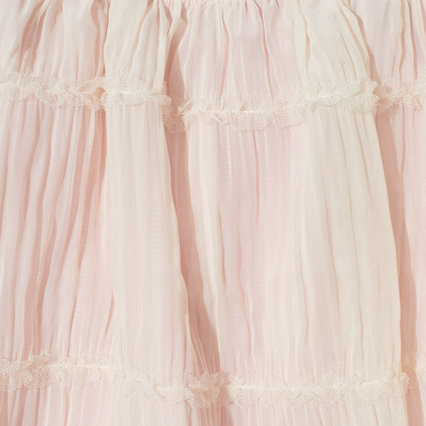 CHIFFON STAR LAYERED BANDING SKIRT (MIX) : THE MUSEUM VISITOR