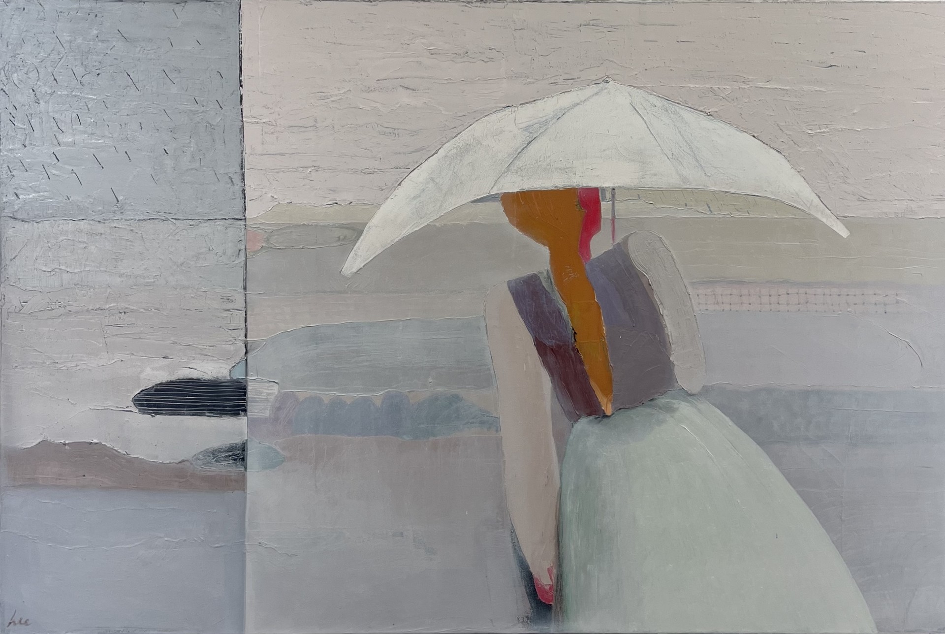 The Path That Leads Nowhere, Oil on canvas, 100	×150cm, 2025