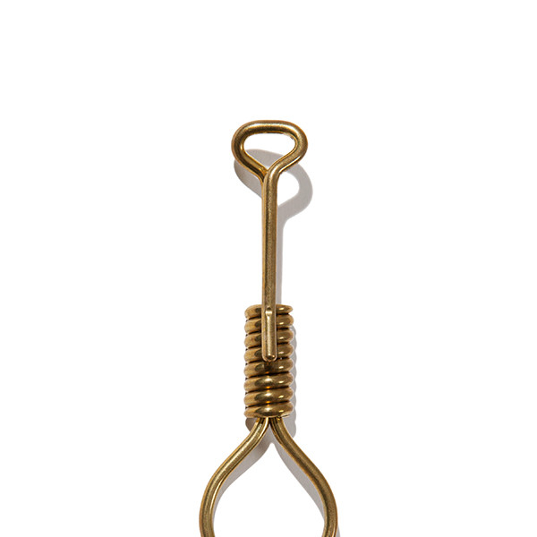 小物 JEFF DECKER Hang Noose Key Chain Hippodrome Studio Jeff Decker Noose Brass Hanging Keyring