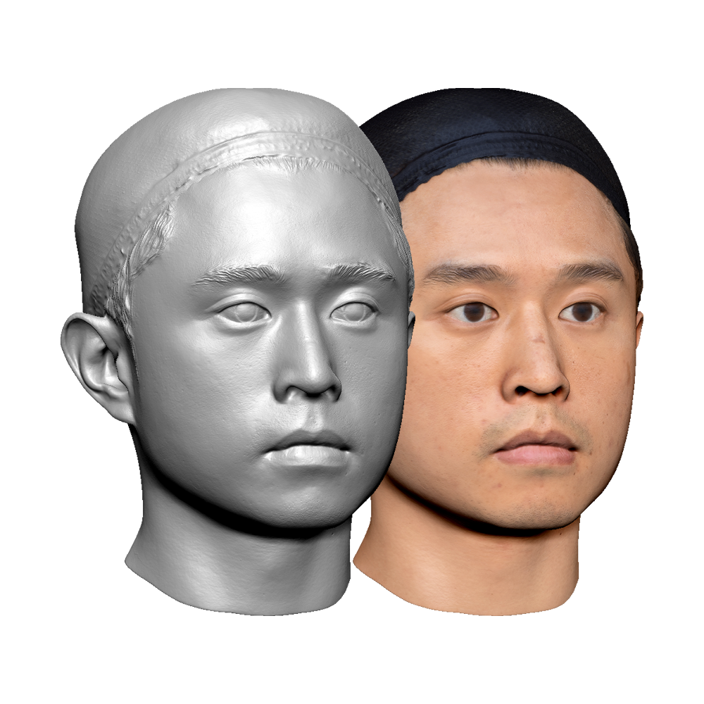 얼굴(Facial) 3D 스캔 데이터