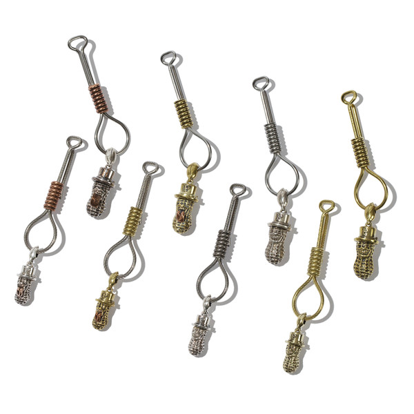 Huf X Yachimata Bero (Silver) X Stainless & Copper Noose Key