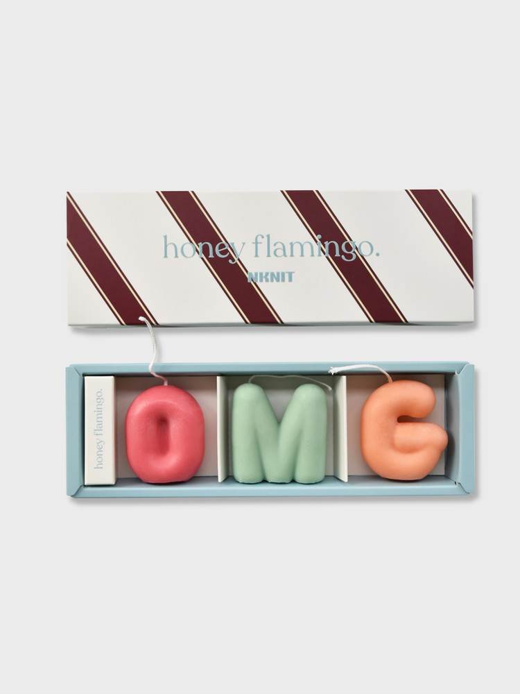 私だけのオブジェキャンドル】アルファベットキャンドルセット