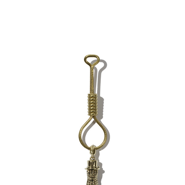 Hippodrome Studio Jeff Decker Noose Brass Hanging Keyring