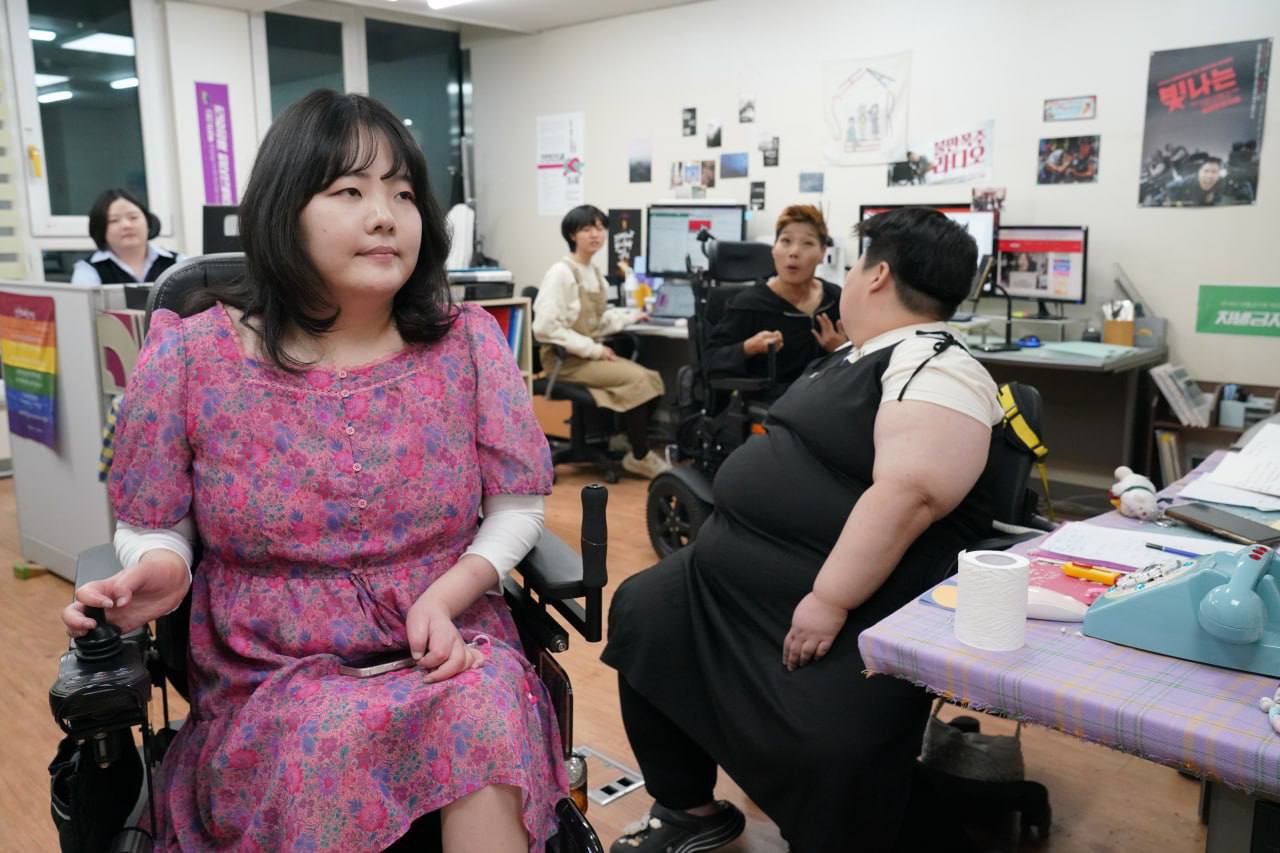 한 아이의 얼굴 클로즈업