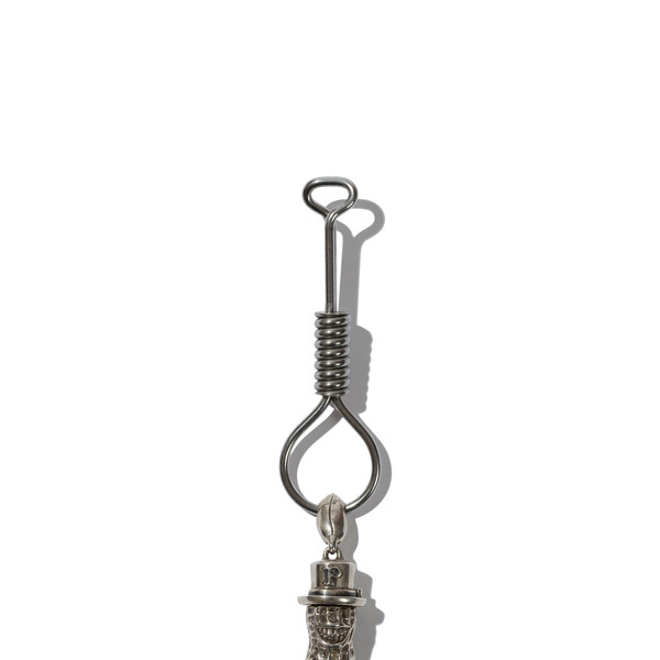 正規品 Hang Noose Key Chain / All Stainless Yachimata (Silver) X All Stainless Steel Noose Key Chain