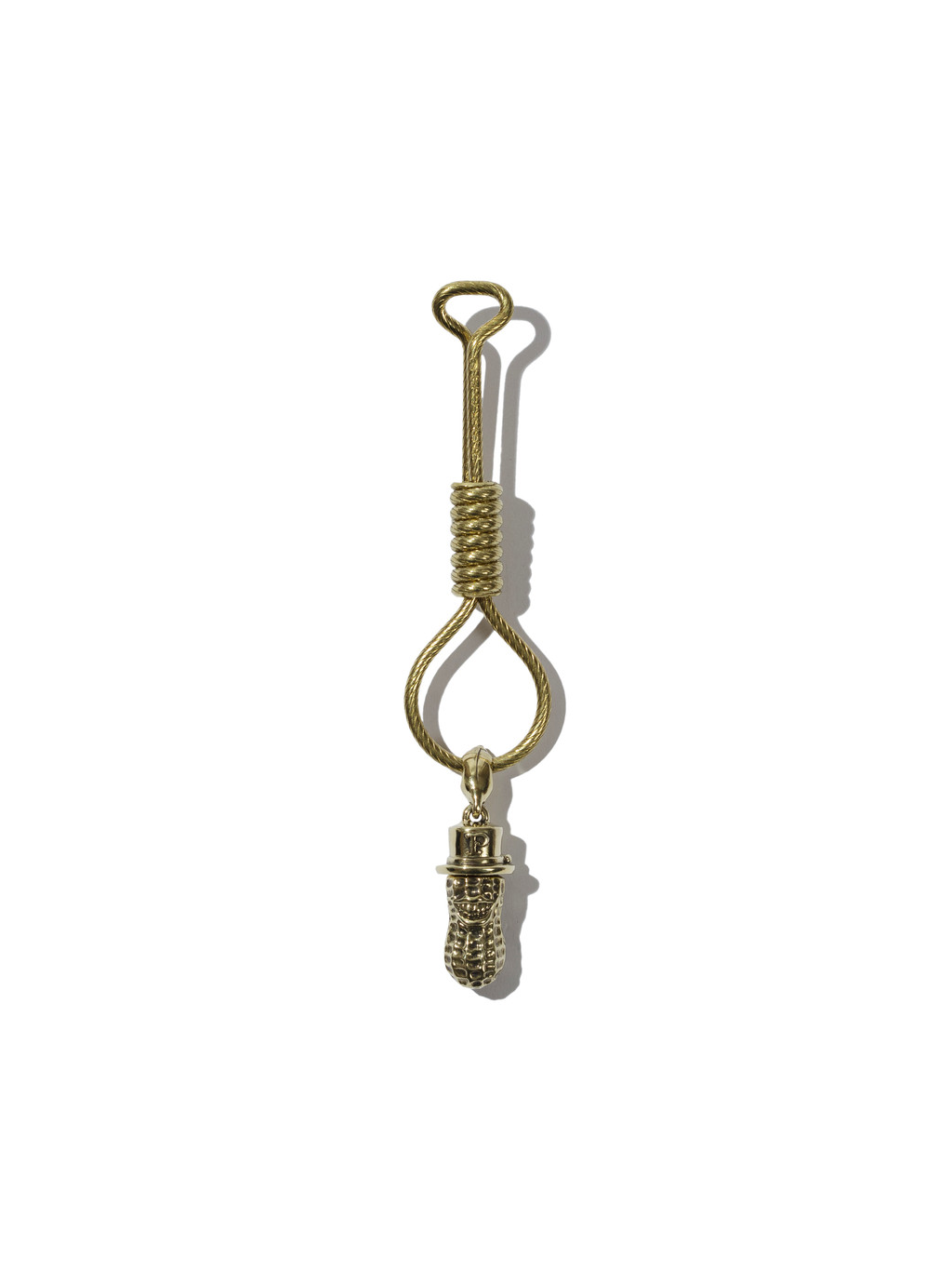 X-Large Peanuts Opentype (Brass) X ROPED All Brass Noose Key