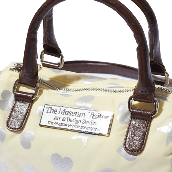 [THE MUSEUM VISITOR]★韓国人気★HEART STAR CRACK BOSTON BAG HEART STAR CRACK BOSTON BAG (LEMON) : THE MUSEUM VISITOR