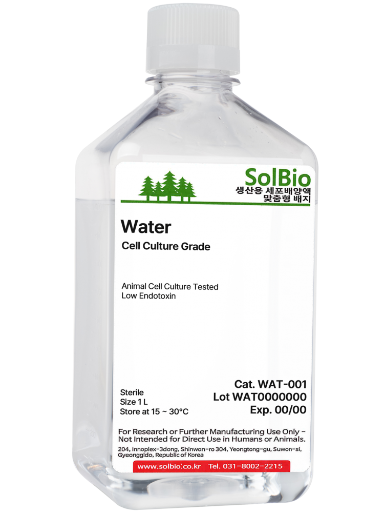 Water, Cell Culture:WAT-001 : 솔바이오팜