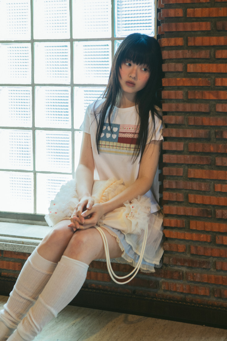 CHIFFON STAR LAYERED BANDING SKIRT (MIX) : THE MUSEUM VISITOR