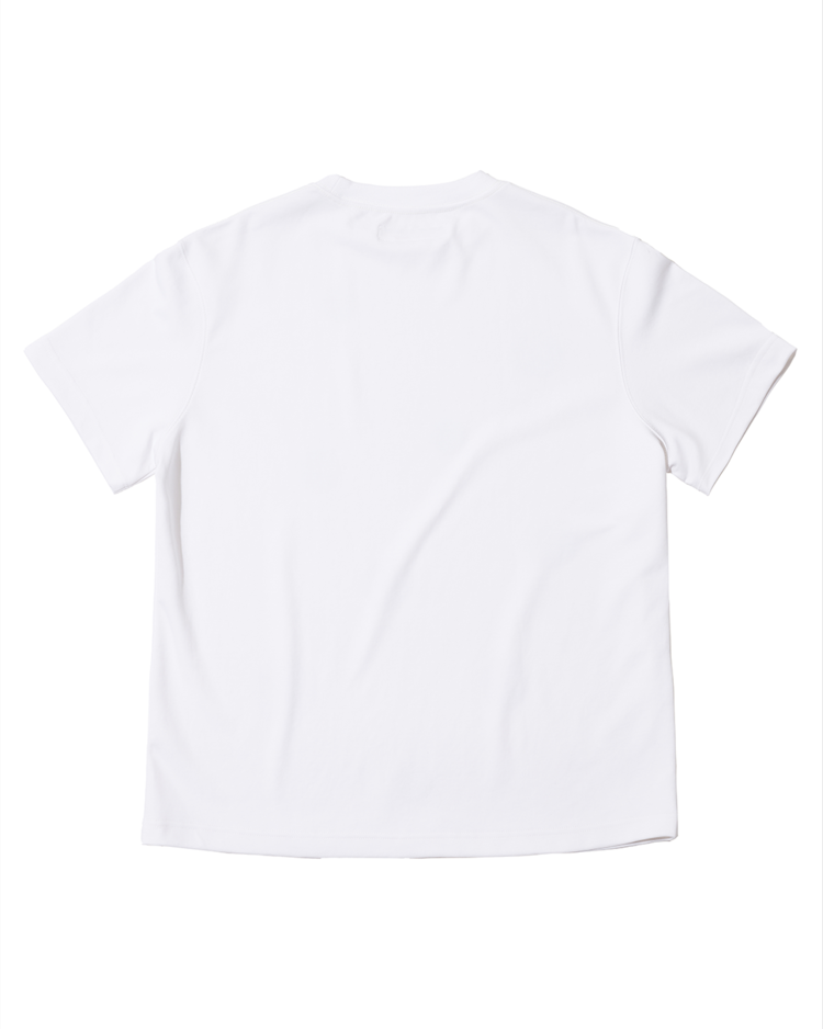 GLOSSY BUBBLE T-SHIRT (WHITE) : THE MUSEUM VISITOR