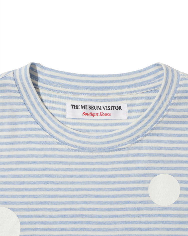 ◆THE MUSEUM VISITOR◆ GLOSSY BUBBLE TSHIRT STRIPE 15658 GLOSSY BUBBLE T-SHIRT (STRIPE) : THE MUSEUM VISITOR