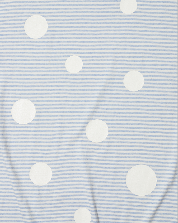 GLOSSY BUBBLE T-SHIRT (STRIPE) : THE MUSEUM VISITOR