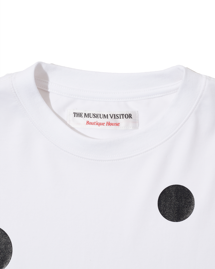 ◆THE MUSEUM VISITOR◆ GLOSSY BUBBLE TSHIRT WHITE 15655 GLOSSY BUBBLE T-SHIRT (WHITE) : THE MUSEUM VISITOR