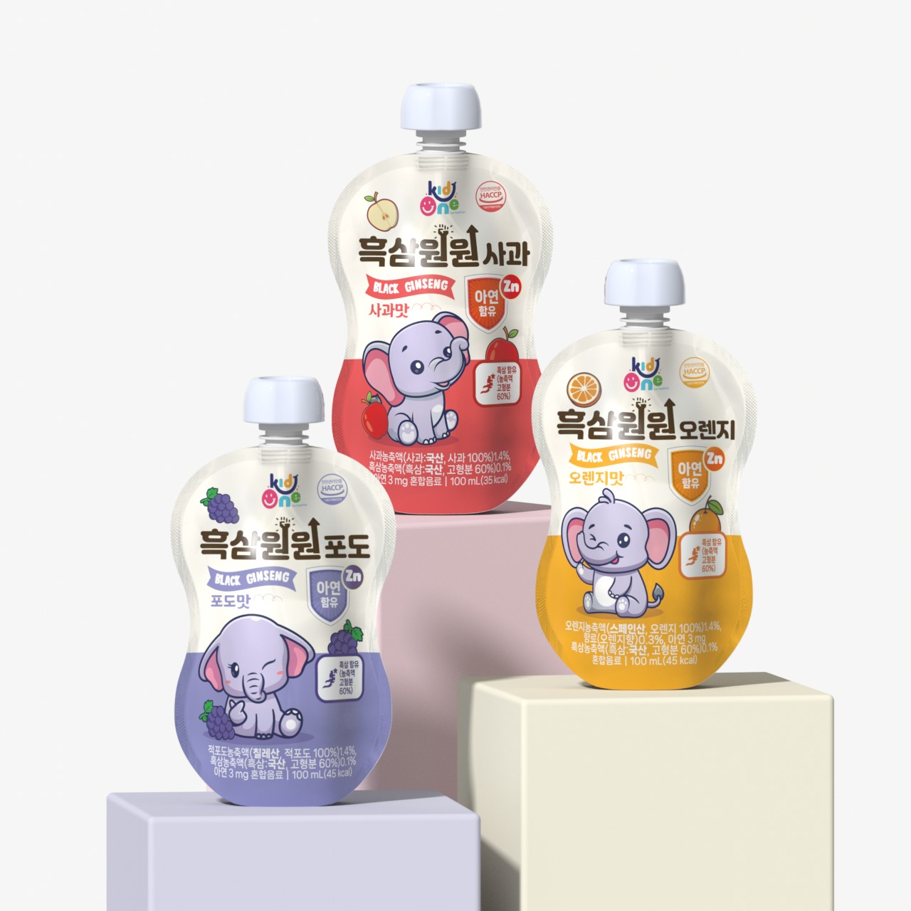 <h6><strong>흑삼원원 어린이 흑삼음료 3종</h6></strong><br><br><p style="text-align: center;"><span style="color: rgb(129, 129, 129);">#어린이흑삼 #면역력 #9증9포<br>면역력 증진, 피로개선, 기억력 개선 등 도움을 줄 수 있는 9증 9포 흑삼을 주원료로 하였습니다.</span></p>