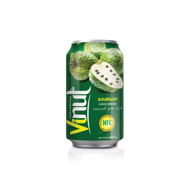 <div style="text-align: center;">Vinut Soursop Juice Drink<br> <strong>비넛 과일 주스 사워솝 330ml</strong></div>