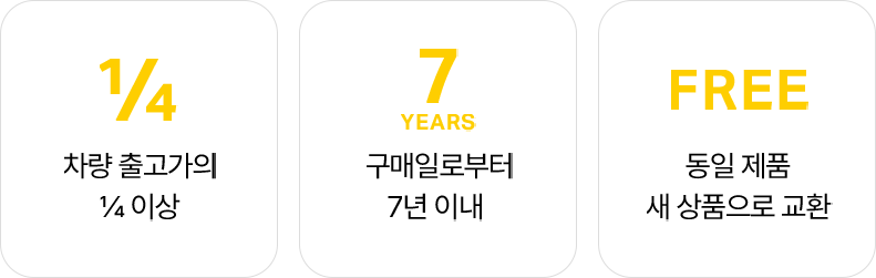 카시트 전문가가 제공하는 사고 시 무상 교환 프로그램