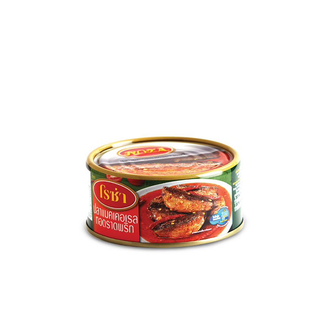 <div style="text-align: center;">Roza Fried Mackerel with Chilli Sauce<br> <strong>로자 후라이드 매크럴<br>위드 칠리 통조림 150g</strong></div>