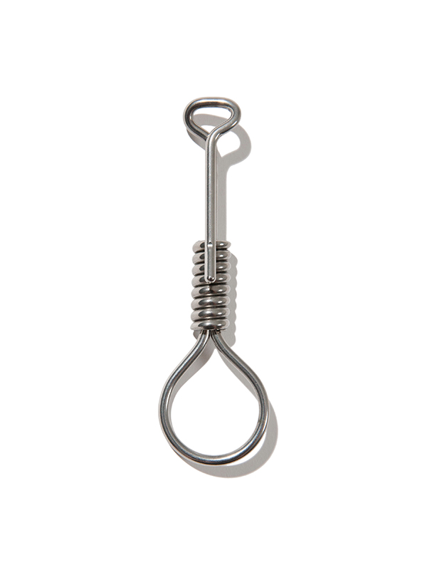 正規品 Jeff Decker Hang Noose Key Chain X-Large Peanuts Opentype (Silver) X ROPED All Stainless