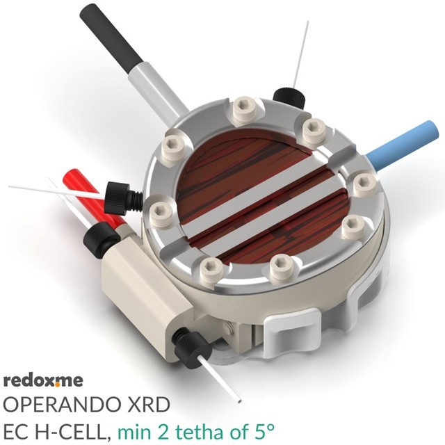 Operando XRD EC H-Cell, min 2θ of 5°