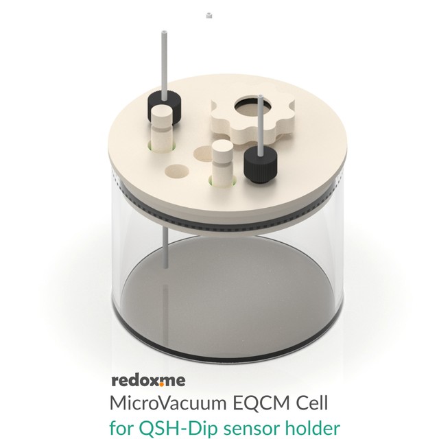 MicroVacuum EQCM Cell for QSH-Dip sensor holder