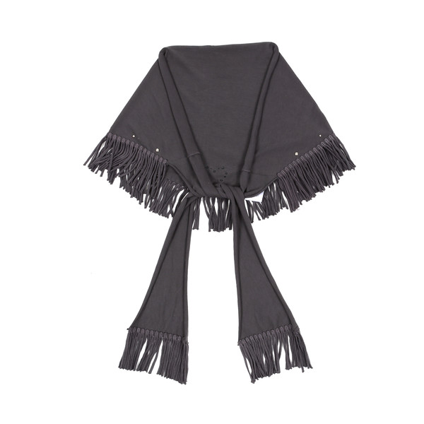 【ASURA】25SS★ TASSEL STUD SCARF & TOP TASSEL STUD SCARF (CHARCOAL) (7.16 PRE-ORDER DELIVERY) : ASURA