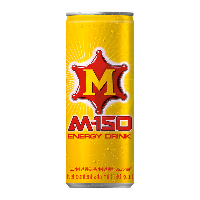 <div style="text-align: center;">M150 Energy Drink<br>   <strong>M150 에너지 드링크 245ml</strong></div>