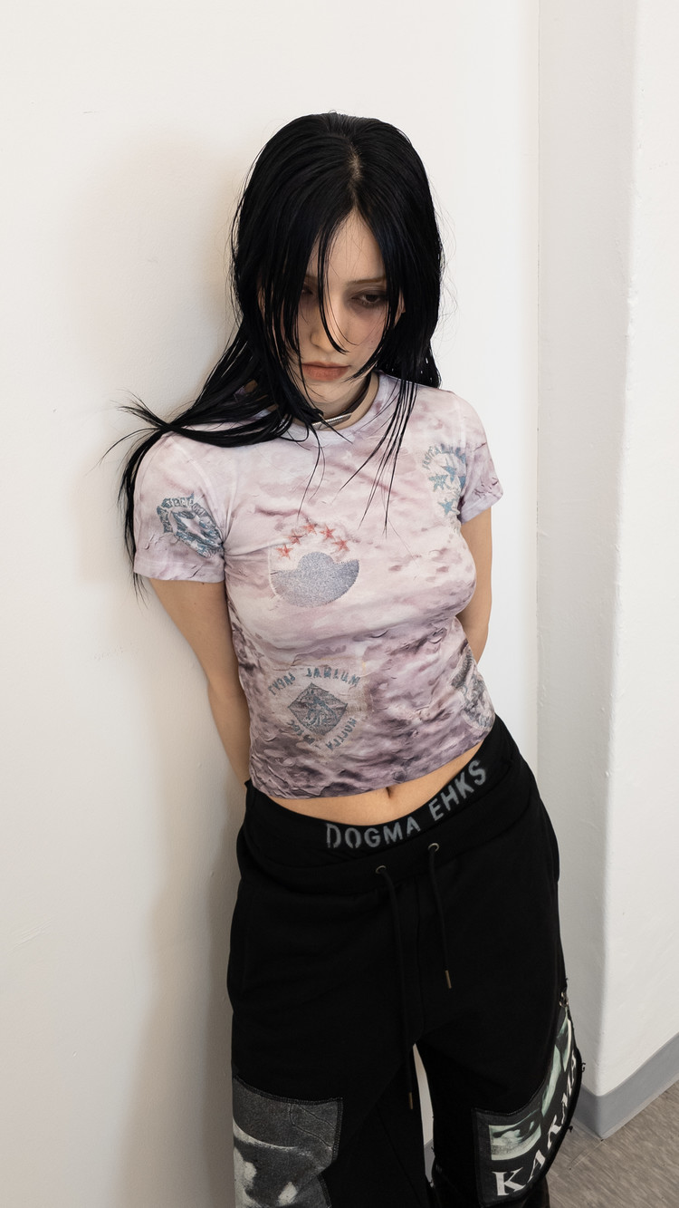 PINK CAMO CROP SHORT SLEEVE : DOGMA EHKS