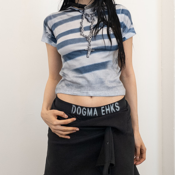 スカート [DOGMA EHKS] JERSEY WRAP SKIRT JERSEY WRAP SKIRT BLACK : DOGMA EHKS
