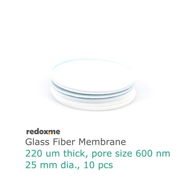 Glass Fiber Membrane 25 mm dia. (pack of 10)