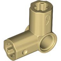 레고부품 Tan Technic, Axle and Pin Connector Angled #6 90