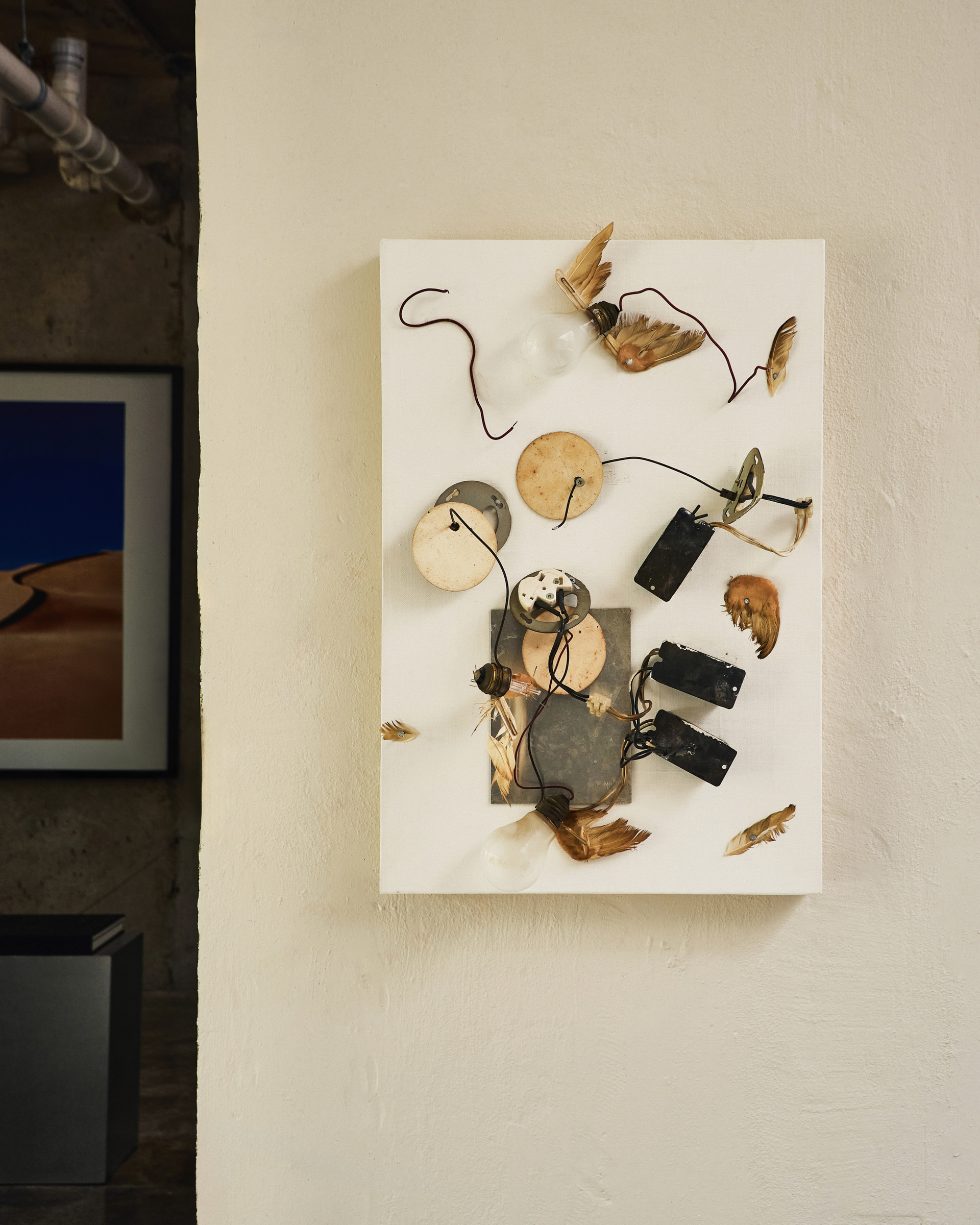 Behind the Splendor 41x60.5cm Mixed media on canvas Recreated 2025