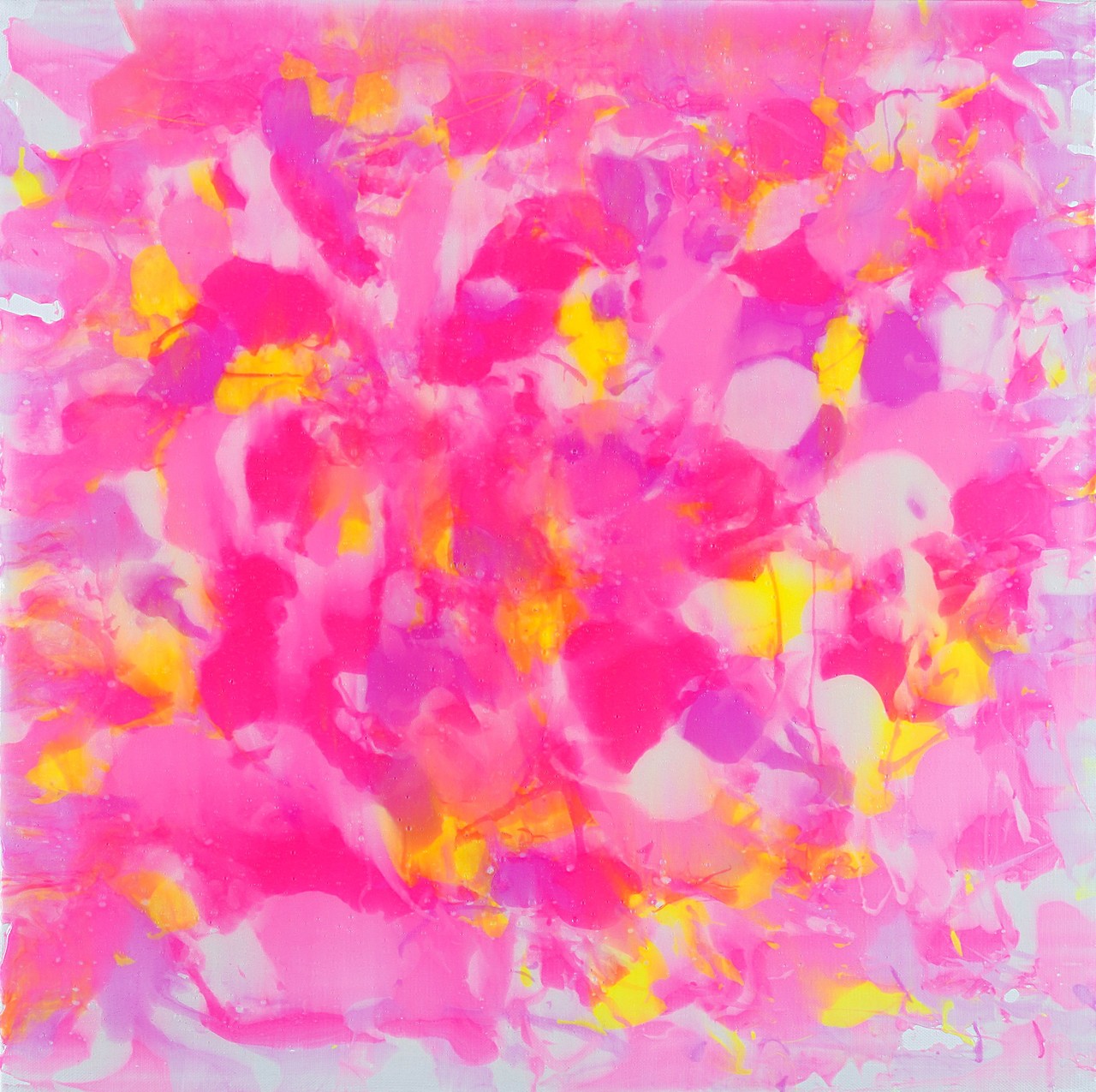 Amorphous mass 2024-23, 45x45cm(10호), Acrylic on canvas, 2024